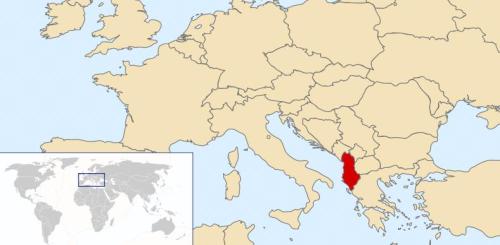 albania-mapa